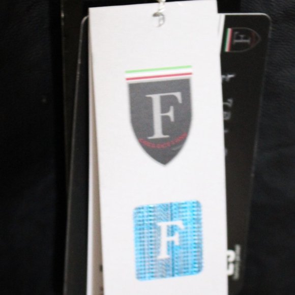 F Collection Vegan Leather Jacket Mens - Picture 4 of 4